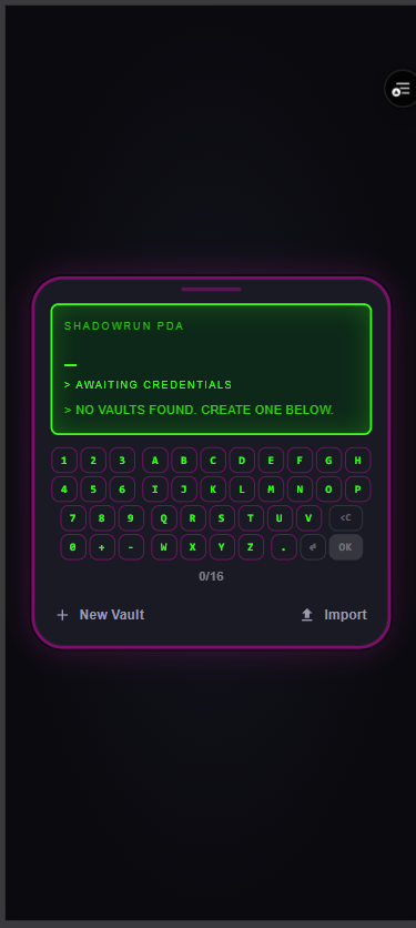 Shadowrun PDA